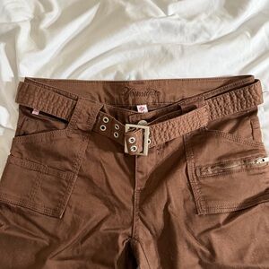 Unique Vintage Brown Boot Cut Pants